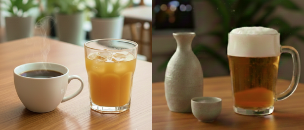 飲料(コーヒー、ジュース、お酒)