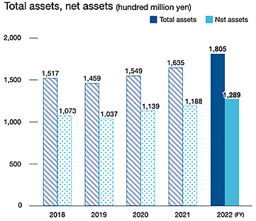 Total assets, net assets