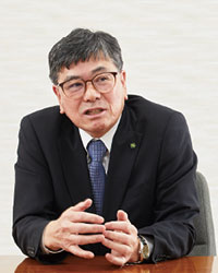 Group General Manager of Development & Engineering Group Akira Nagata