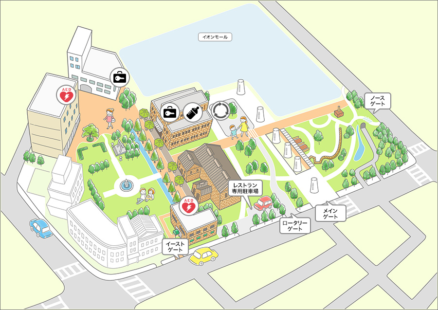 ノリタケの森MAP Noritake forest MAP