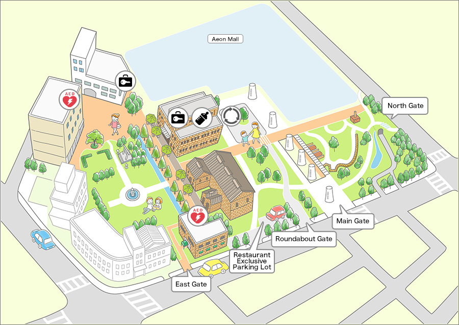 Map of Noritake Garden