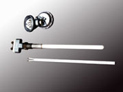 Thermocouple with protecting tube
