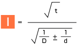 接触弧長さ（ I ）